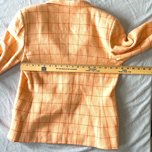 David Cenci Italian Cashmere Checkered Jacket - Picture 6 of 7